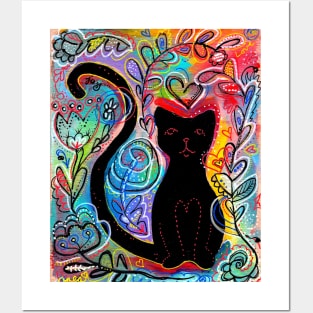 Garden Kitty Posters and Art